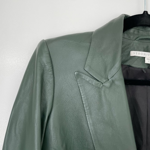 ❌SOLD❌Veronica Beard Cooke Leather Dickey Jacket - Picture 11 of 13